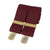 Churchill Burgundy Gold Clip Braces | Bown of London